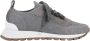 BRUNELLO CUCINELLI Glanzende Gebreide Sneakers Gray Dames - Thumbnail 1