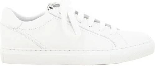 BRUNELLO CUCINELLI Glitterstone Sneakers met verlengde neus White Dames