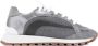 BRUNELLO CUCINELLI Grijze Leren Sneakers Amandel Teen Gray Dames - Thumbnail 1