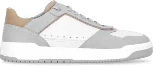 BRUNELLO CUCINELLI Grijze Sneakers met Ademend Detail Gray Heren