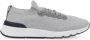 BRUNELLO CUCINELLI Grijze Tech Fabric Sneakers Gray Heren - Thumbnail 1