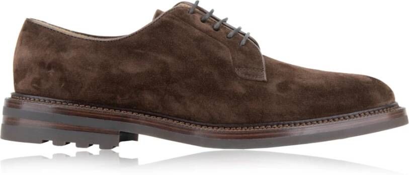 BRUNELLO CUCINELLI Heren Formele Veterschoenen Brown Heren