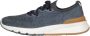 BRUNELLO CUCINELLI Blauwe Katoenen Mesh Sneakers Lichtgewicht Blue Heren - Thumbnail 2