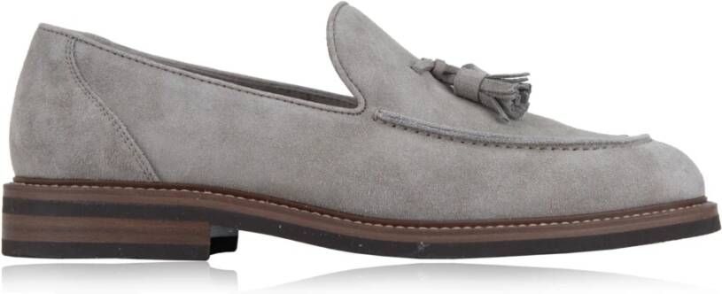 BRUNELLO CUCINELLI Heren Suède Instaploafers Gray Heren