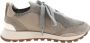 BRUNELLO CUCINELLI Hoogwaardige leren sneakers voor modieuze vrouwen Gray Dames - Thumbnail 1