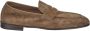 BRUNELLO CUCINELLI Bruine Suède Penny Loafer Moccasins Brown Heren - Thumbnail 6