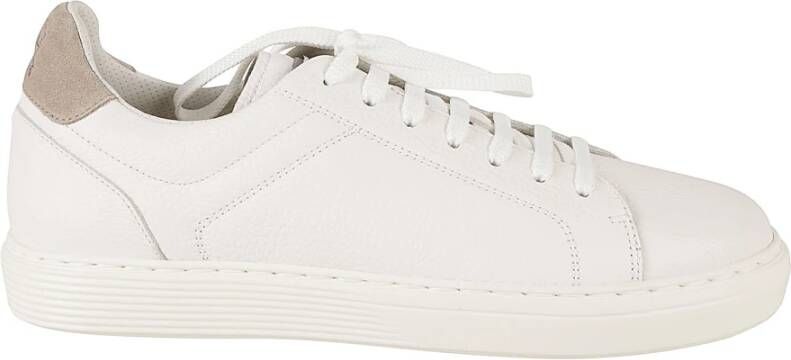 BRUNELLO CUCINELLI Leren Sneakers White Heren