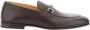 BRUNELLO CUCINELLI Loafers van leer met geantiqueerd messing detail Brown Heren - Thumbnail 1