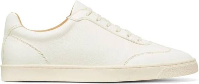 BRUNELLO CUCINELLI Logo-print Sneaker met Branded Details White Heren