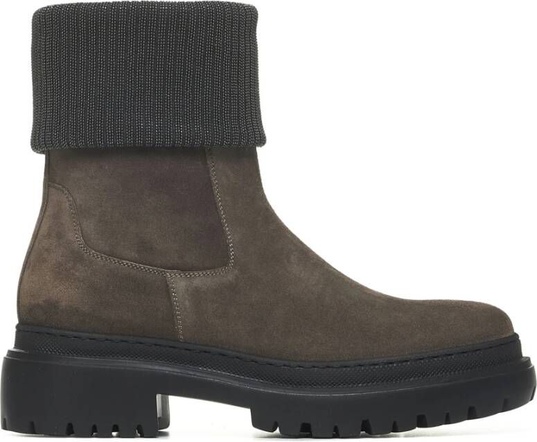 BRUNELLO CUCINELLI Luxe Italiaanse Modestijl Brown Dames