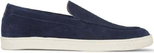 BRUNELLO CUCINELLI Luxe Leren Pantoffels Blue Heren