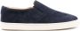 BRUNELLO CUCINELLI Marineblauwe Klittenband Sneakers Blue Heren - Thumbnail 1