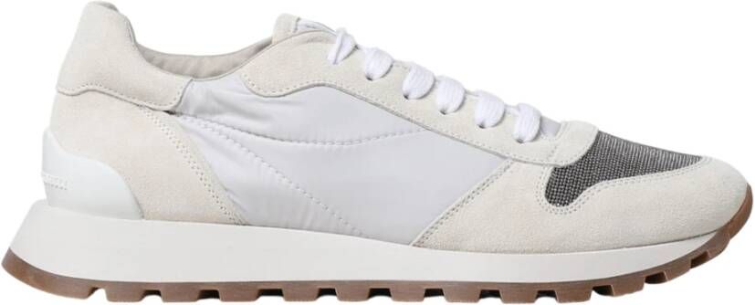 BRUNELLO CUCINELLI Modieuze en Comfortabele Sneakers voor Vrouwen White Dames