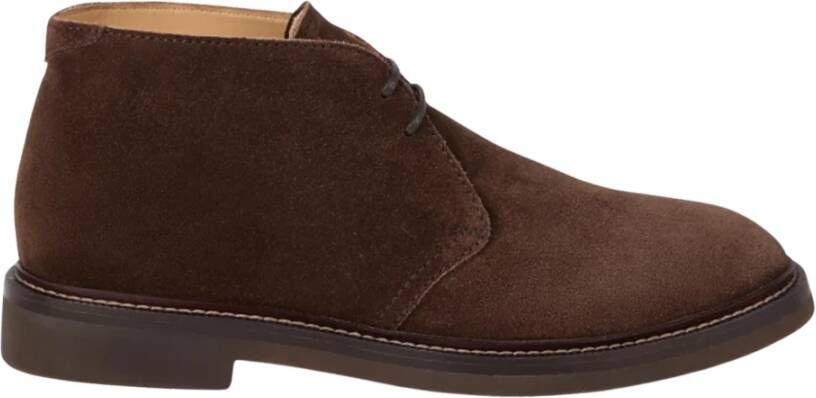 BRUNELLO CUCINELLI Mustang Veterschoenen Brown Heren