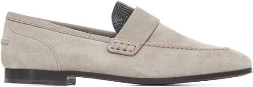 BRUNELLO CUCINELLI Platte schoenen voor vrouwen Beige Dames