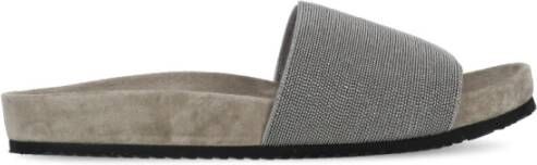 BRUNELLO CUCINELLI Sliders Grijs Dames