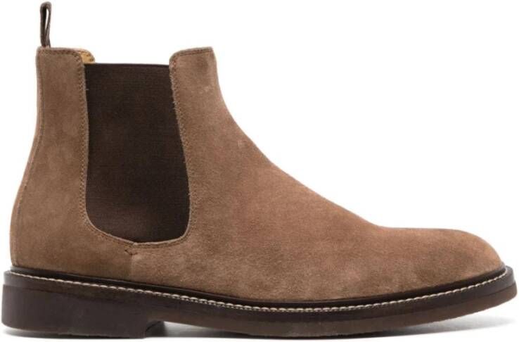 BRUNELLO CUCINELLI Stijlvolle Laarzen Brown Heren