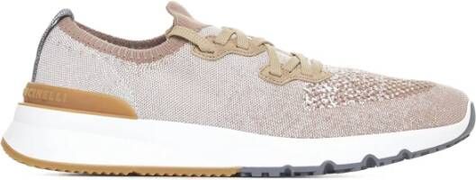 BRUNELLO CUCINELLI Stijlvolle Sneakers Beige Heren