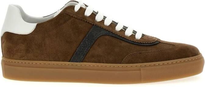 BRUNELLO CUCINELLI Stijlvolle Sneakers Brown Dames