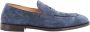 BRUNELLO CUCINELLI Stijlvolle Suède Loafers Blue Heren - Thumbnail 1