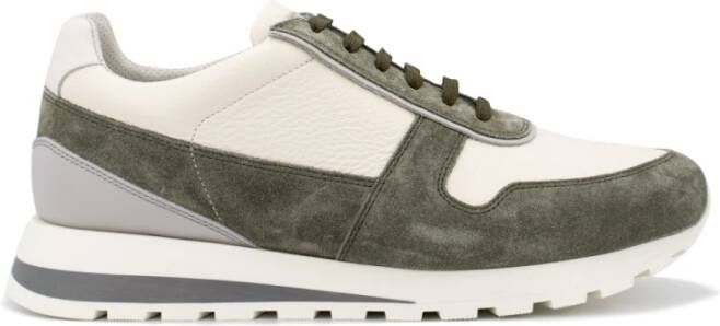 BRUNELLO CUCINELLI Veelzijdige Suède Hardloopschoenen Multicolor Heren