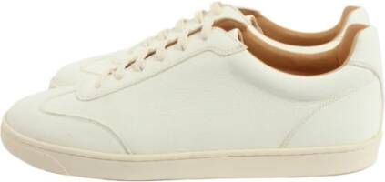 BRUNELLO CUCINELLI Witte heren sneakers White Heren