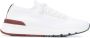 BRUNELLO CUCINELLI Witte Katoenen Low-Top Sneakers White Heren - Thumbnail 1