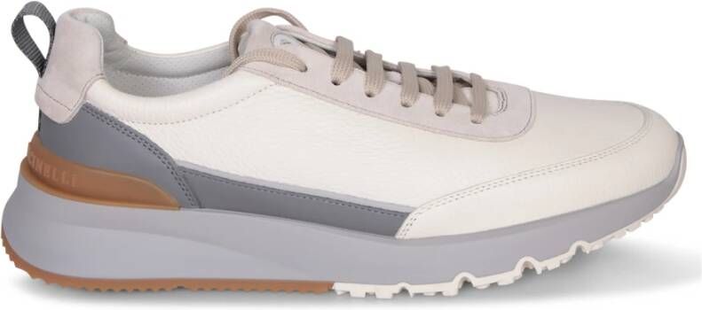 BRUNELLO CUCINELLI Witte Sneakers voor Mannen White Heren