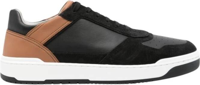 BRUNELLO CUCINELLI Zwarte klassieke sneakers Black Heren