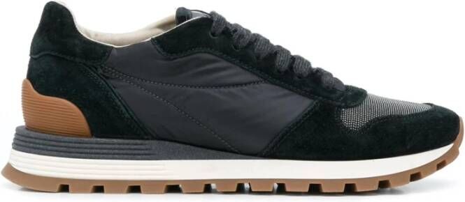 BRUNELLO CUCINELLI C101 Zwarte Sneakers Verhoog je Stijl Black Dames