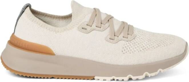 BRUNELLO CUCINELLI Zwarte Sneakers voor Mannen White Heren