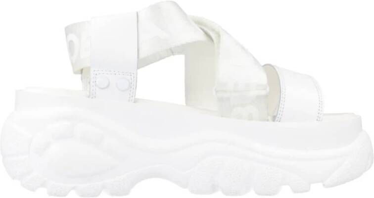 Buffalo Chunky Sole Classic Sandals White Dames