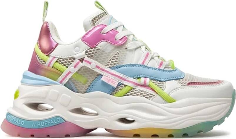 Buffalo Verhoog je sneaker game met Triple Hollow Sneakers Multicolor Dames