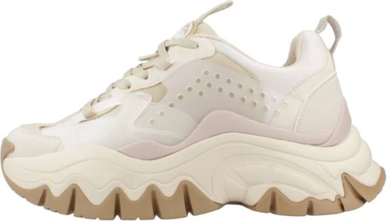 Buffalo Platform Sneakers Beige Dames