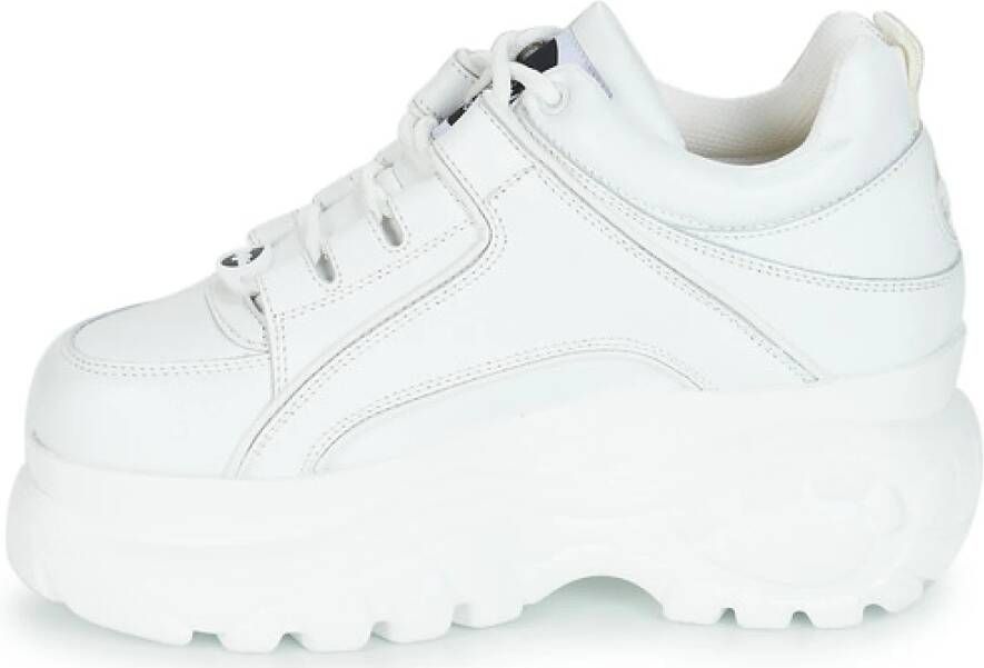 Buffalo Witte Sneakers voor een stijlvolle look White Dames