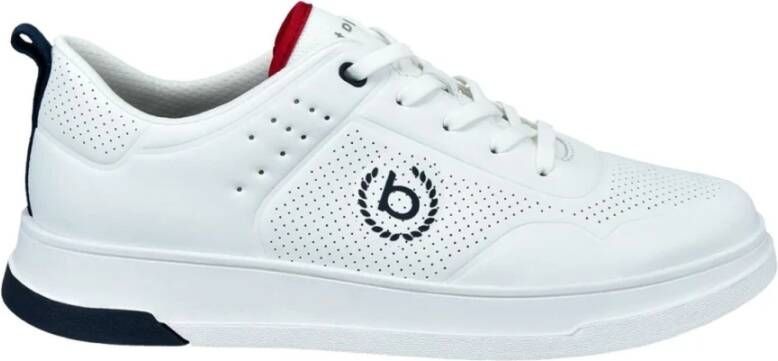 Bugatti Witte Vrijetijdssneakers voor Mannen White Heren