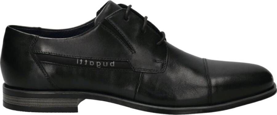 Bugatti Zwarte Formele Business Schoenen Black Heren