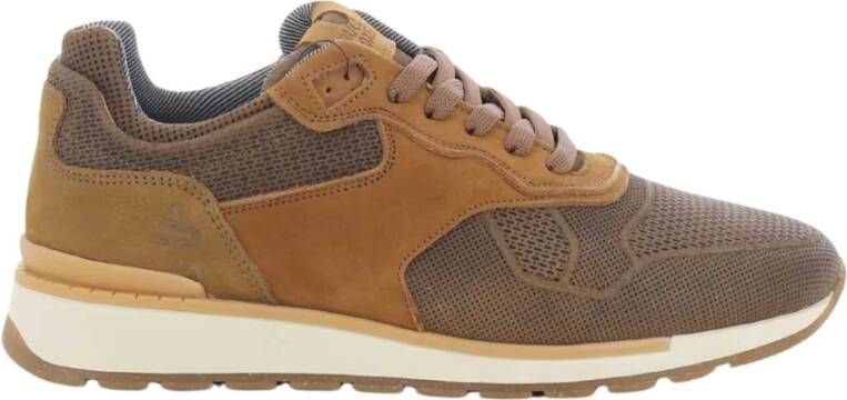 Bullboxer Cognac Bruno Runner Low Herenschoenen Brown Heren