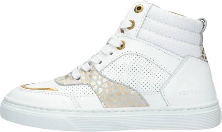 Bullboxer Witte Lage Sneakers Aop508 White Dames