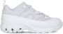 Burberry Witte canvas en leren lage sneakers White Dames - Thumbnail 1