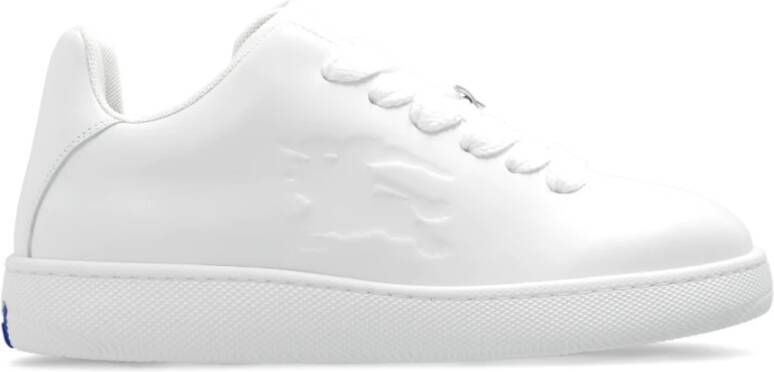 Burberry Box Leather Sneakers White Heren