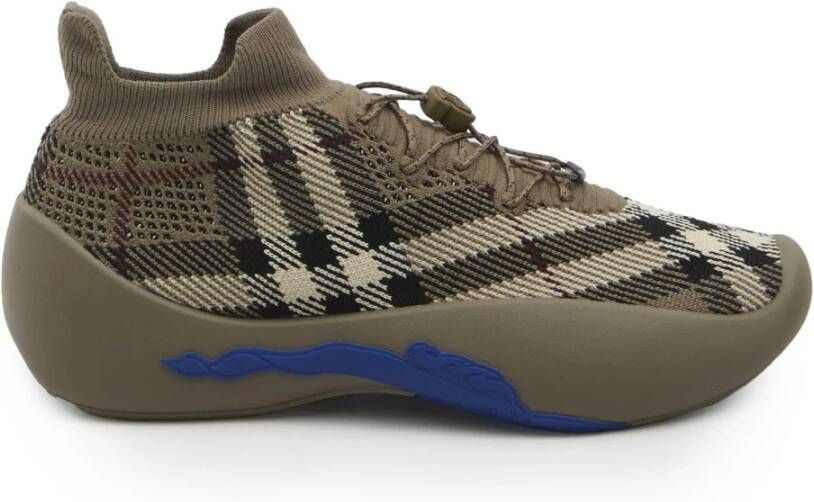 Burberry Casual Sneakers voor Mannen en Vrouwen Green Heren