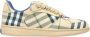 Burberry Check-Geweven Terras Sneakers Beige Dames - Thumbnail 1