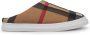 Burberry Check Logo Muilezels Archief Beige Dames - Thumbnail 1