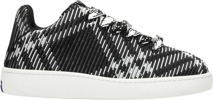 Burberry Gebreide Lage Sneaker Black Heren