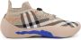 Burberry Gebreide sneakers met ruitmotief en trekkoord Beige - Thumbnail 1