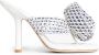 Burberry Gehaakte Roos Stilettohak Sandaal White Dames - Thumbnail 1