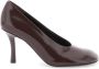 Burberry Glanzend Leren Baby Pumps met Iconisch Check Patroon Black Dames - Thumbnail 5