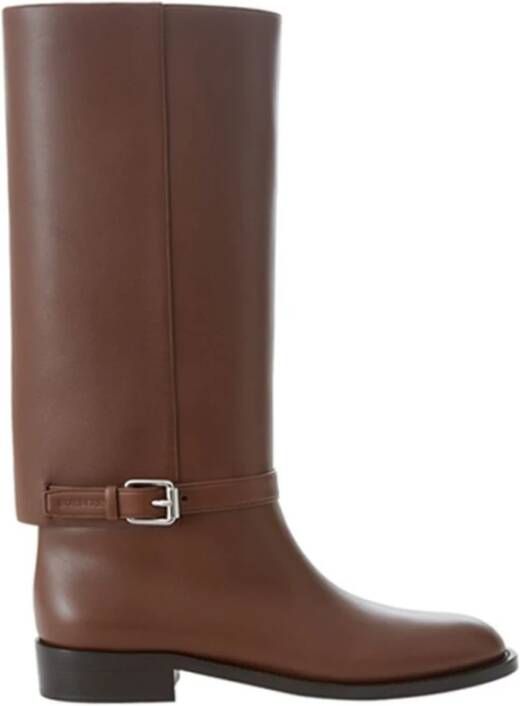 Burberry High Boots Brown Dames