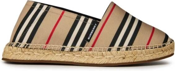 Burberry Icon Gestreepte Espadrilles Multicolor Dames